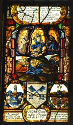 Bildscheibe Stadt Wangen mit der Verklärung Christi