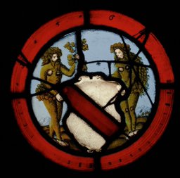 Wappenscheibe Vuisternens-devant-Romont 1565 · Rondel aux armes de Vuisternens-devant-Romont