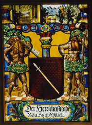 Wappenscheibe Herrschaftsleute Spiez