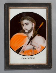 Büste Christi in Medaillon – Ecce Homo