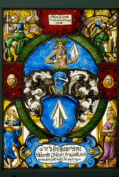 Wappenscheibe Abraham von Werdt