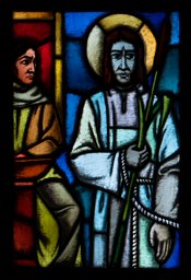 Kreuzwegfenster: Verurteilung durch Pilatus