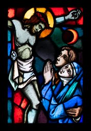 Kreuzwegfenster: Kreuzestod