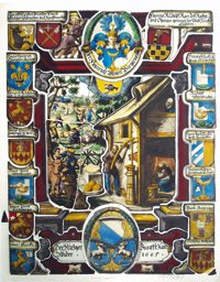 Bildscheibe der Metzgerzunft zum Widder Zürich