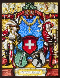 Wappenscheibe Eidgenössisches Schützenfest St. Gallen