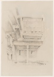 Courtyard of the painter's house, Cairo