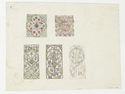 Stucco and glass windows in the house of Dr. Abbott