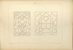 Fig. 1 Vitraux modernes de la composition de Montani Effendi / Moderne Glasscheiben von Montani Effendi. Fig. 2 Vitraux anciens à Brousse / Antike Glasscheiben in Brussa.