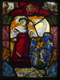 Vitrail communal aux armes de Hünenberg