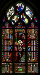 Der Tempelgang Marias-Fenster