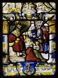 Heraldic Panel Jost Ritter with the Judgment of Solomon